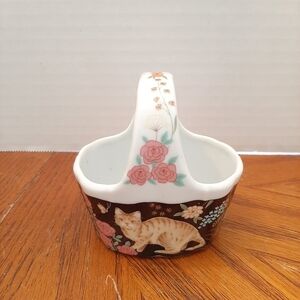 🔥Takahashi San Francisco PorcelainMiniature Basket Cat